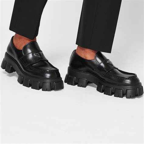 prada monolith loafers real.